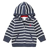 ラルフローレン キッズ 長袖 パーカー コットンフルジップフーディー ボーダー柄 Striped Cotton Full-Zip Hoodie ベビー 男の子 （サイズ：6m、カラー：Navy/Whi