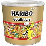 【HARIBO】 Haribo ハリボー ミニゴールドベアー ドラム 980g