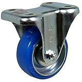 ナンシン 産業用キャスター ゴム(ベアリング入り) 75mm SKM-75 VU