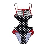 水着 女の子 ワンピース 女児水着 水玉柄 可愛い 子供 水着 おしゃれ 可愛い 海辺 温泉 記念写真 (122)