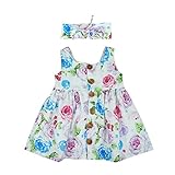 (ラランドリー) laraandlory 女の子 夏 ベビー服 袖なし 花柄 カシュクール ワンピース (90/12-18ヶ月, ホワイト)