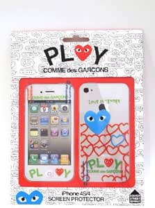 Amazon Comme Des Garcons コムデギャルソン Iphone両面プロテクター 保護フィルム 1 ハート Iphone4 4s専用ケース スクリーンプロテクター 通販