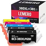 Ninestar LEMERO BCI-381 BCI-380XL Canon インク381 380 互換 5色 キャノン 対応機種:TR703/ TR7530/ TR8530/ TR8630/ TR9530/ TS7330/ TS7430/ TS6130/ TS6230/ TS6330 他