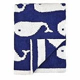 Just Born Sweater Knit Blanket, High Seas