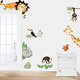 leerya 2016ジャングル動物キッズベビーNursery子ホーム装飾壁画壁ステッカーデカール