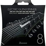 Ibanez アイバニーズ 8弦エレキギター用 ニッケルワウンド スーパーライトゲージ IEGS8