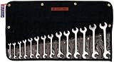 Wright Tool 733 Open End, Double Angle 15 and 60 Degrees (14-Piece) by Wright Tool
