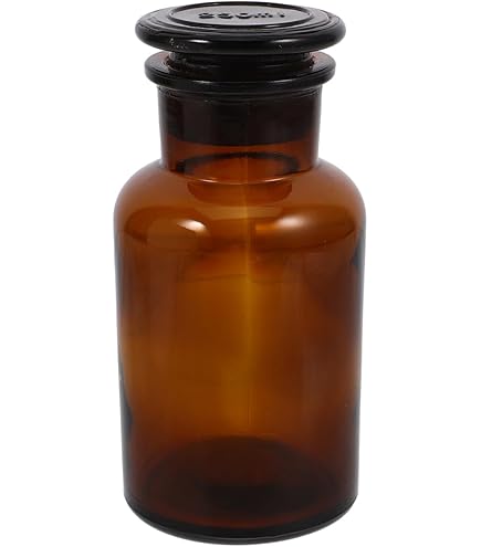 Amazon.co.jp: TEHAUX ガラス試薬瓶 薬品 ガラス瓶 フラスコ風容器