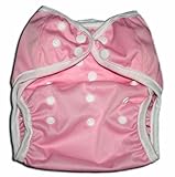 One Size Fit All- Diaper Covers for Prefolds or Regular Inserts PUL - PINK by BubuBibi [並行輸入品]