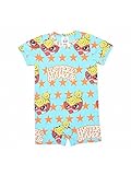 (マイファーストヒステリック) MY FIRST HYSTERIC HYSTERIC TWINKLE STAR総柄ショート丈カバーオール ターコイズ