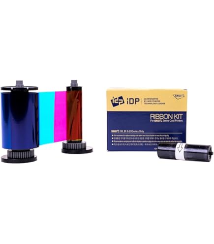 Amazon | FARGO 5パネルカラーリボンカートリッジ YMCKO 45500