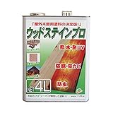 Liebe【リーベ】 塗料 防虫 防腐 防カビ 4L チーク 『ウッドステインプロ』