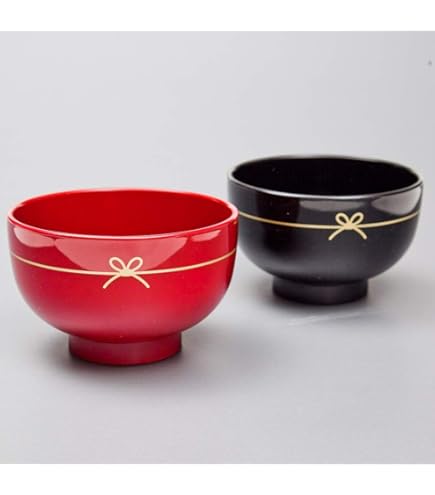 Amazon.co.jp: 北市漆器店 Kaze-ya style 手塗うるしペア4.5お好み椀