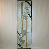 ［ステンド グラス 1625x480mm］ステンドガラス雑貨★窓やドア、壁に装飾材料♪美しいステンドグラスsgl17