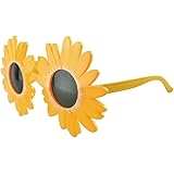 Amazon Co Jp Perfeclan ファッションキッズサングラスカラフルな子供ひまわり屋外メガネゴーグル 黄 16x13cm ファッション