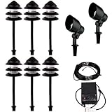 Malibu 8301-9907-08 Metal Tier Light Kit 8-Piece [並行輸入品]