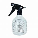 スプレーボトル　詰替えボトル　霧吹き　ブラック　黒　SPRAYBOTTLE WORD BLACK