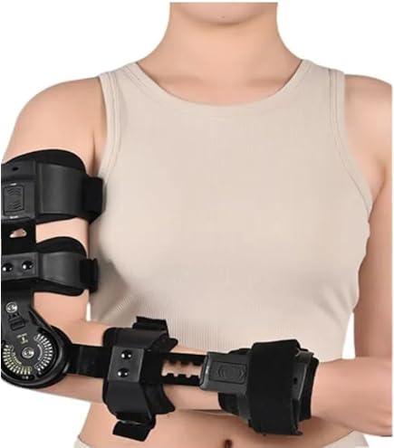 肘　脱臼防止装具（肘ブレース） Amazon | 肘固定ブレースアームスリングヒンジ付き肘装具脱臼捻挫の