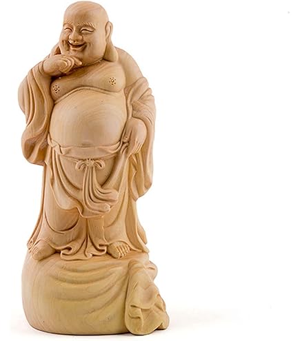 Amazon.co.jp: 布袋さんの置物 真鍮 銅製 布袋様 置物 金運 七福神の
