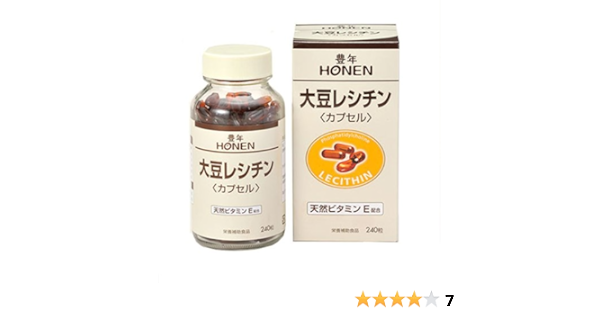 豊年 大豆レシチン カプセル 240粒 J オイルミルズ ビタミンe Amazon