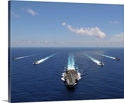 Stocktrekイメージギャラリー‐ the aircraft carrier USS ABRAHAM LINCOLN Leading a formationのShips 14