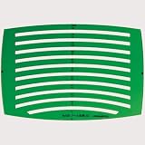 アール定規_400B_24種_R34?80cm：【製図用品】：210-0506