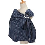 Happy hughug シンプルスリング (ネイビー)