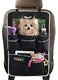 Premium Backseat Organizer for Kids, Cars - Large Size, FREE e-book, #1 Kids' Accessories, Car Seat 