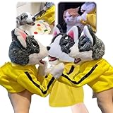 犬 ボクシング パペット カンフー動物玩具 ハスキーグローブ 音とボクシングアクションギフト 子供 ペット 猫 犬(3個)
