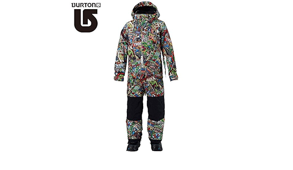 Amazon バートン キッズ Burton 15 16 スノーボードウェア Boys Minishred Striker One Piece ワンピース パンツ つなぎ ジュニア スキー スノボー 雪遊び 男の子 子ども用 ウエア Burton バートン ジャケット