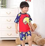 【ノーブランド品】 男の子に大人気の恐竜柄!! 子供用 水着 男の子用 恐竜柄 サーフィン サーフパンツ UV対策 紫外線対策 ボーイズ キッズ用 温泉用 フィットネス 帽付き パンツマリンスポーツ 