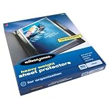 Wilson Jones Heavy Weight Top-Loading Sheet Protectors Clear 50/Box (W21410) [並行輸入品]