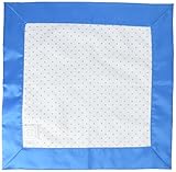 【並行輸入品】スワドルデザインズ ベビーラビー ポルカドットヴィズ サテンフランネル ブルー SD-009B