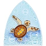 動物ワールド – Turtle Baby Swimming in Bubbles Fused Glass Nightlightカバー