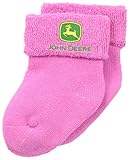 John Deereベビー女の子テリーBootie 1パック カラー: ピンク