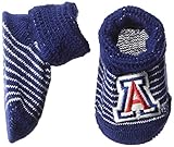 NCAAアリゾナワイルドキャッツ幼児ストライプギフトボックスブーティ、新しい生まれ、ネイビー/ /ホワイト