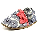 Robeez Petal Pop ベビー 米国 0-6 Months グレー ローファー [並行輸入品]
