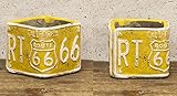 ROUTE66 Planter ルート66 プランター スクエア ミニ ２個セット Yellow