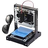 Yihiro ミニ レーザー彫刻機 DK-5-Pro-5 卓上小型 500mW 加工機 USB オフライン操作可 木、プラスチック、竹、ゴム、革、切り紙など対応 彫刻機