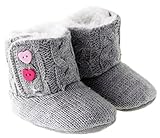 (ダンティヤ)Dantiya  ベビー　キッズ　新生児　秋冬　シューズ　ニット　靴　ファーストシューズ (11cm)