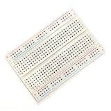 8.5 x 5.5cm 400 tie points 400 holes solderless breadboard