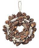 大橋新治商店 木の実のリース Natural Wreath リース 25cm 木の実ブラウン 28-008
