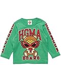 (マイファーストヒステリック) MY FIRST HYSTERIC Teddy mini 袖プリント入り長袖Tシャツ 90cm グリーン