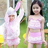 レディースキッズ可愛水着三点セット