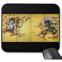 Amazon.co.jp: 酒井抱一『 風神雷神図 』のマウスパッド：フォト