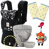 エルゴベビー抱っこ紐（ベルト付）オリジナル/ナイトスカイ・インサート3III【正規品2年間保証-SG認定】よだれパッド+クリップおもちゃ付