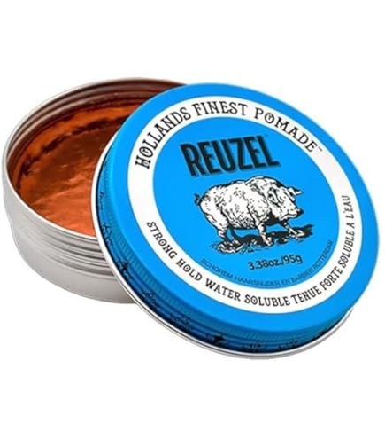Amazon | REUZEL ルーゾーストロングホールドポマード 12oz.-340g 【青