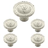 Franklin Brass PBF660C-254-C1 35mm Nautilus Shell Cabinet Hardware Knob Seaside Cottage, Vintage Ant