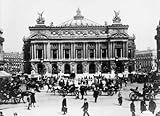 1890-1900 Exterior of Paris Opera House P3422 Vintage Black & White Photograp f7