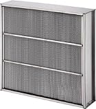 TRUSCO 日本無機 耐熱250℃多風量HEPAフィルタ 610X610X150 ATMCH28QFS4